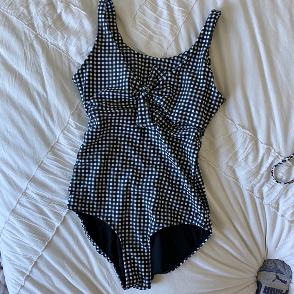 Black Check One Piece